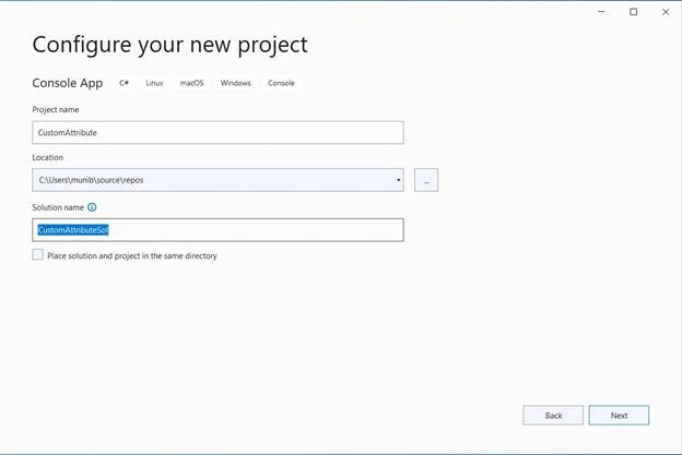 Creating custom attributes in .NET