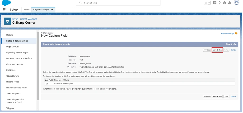 Creating Custom Filelds In Salesoforce ⚡Lightning Platform