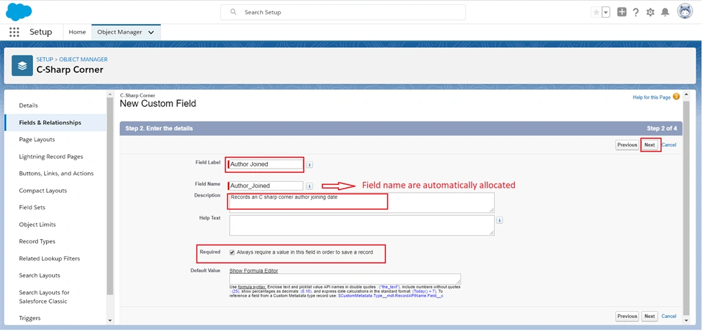 Creating Custom Filelds In Salesoforce ⚡Lightning Platform