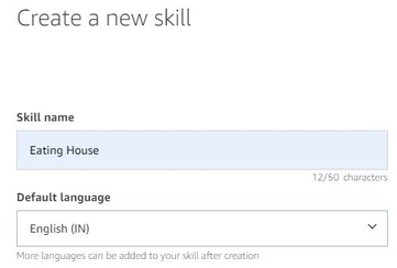 Alexa Skill