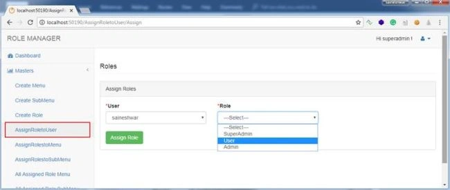 Assign Roles to Users