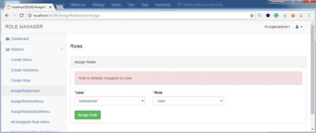 Assign Roles to Users