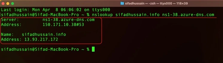 IP address 