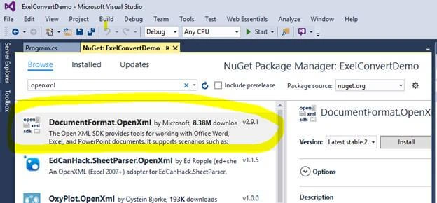 Creating Excel File Using OpenXML