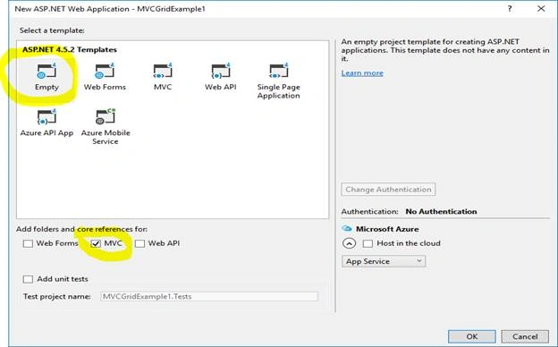 Creating Grid View In ASP.NET MVC With Search, Pagination And Export To Excel
