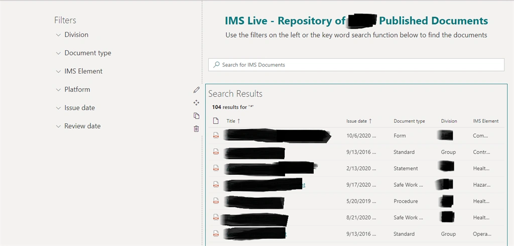 Creating A Information Architecture For HSEQ Document Management