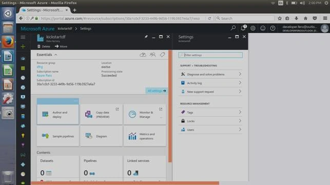 Open Azure Data 