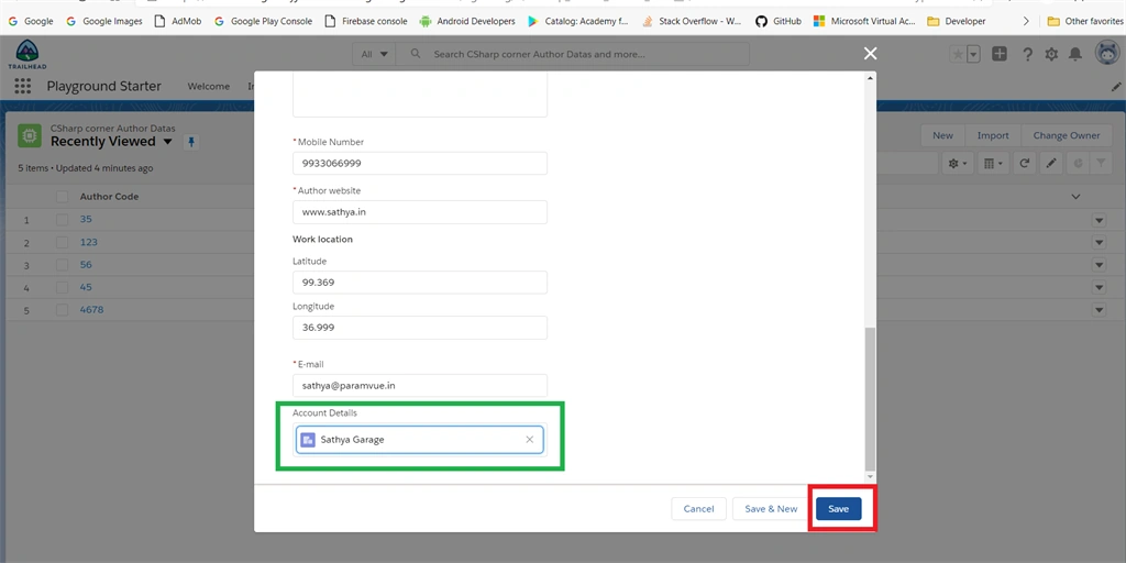 Creating Look-Up Realitionship Between Two Fields In Salesforce Object