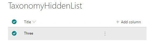 Creating Managed Metadata Column Using Site Script And Site Design