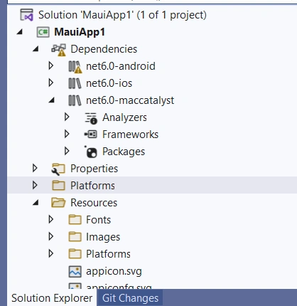 Creating Your First MAUI APP Project & Understanding its Folder Structure in VS2022