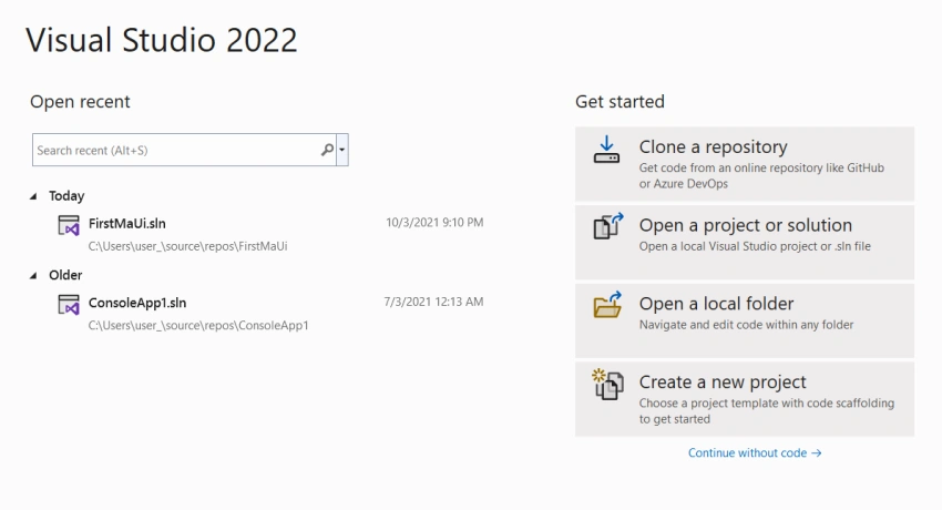 Creating Your First MAUI APP Project & Understanding its Folder Structure in VS2022