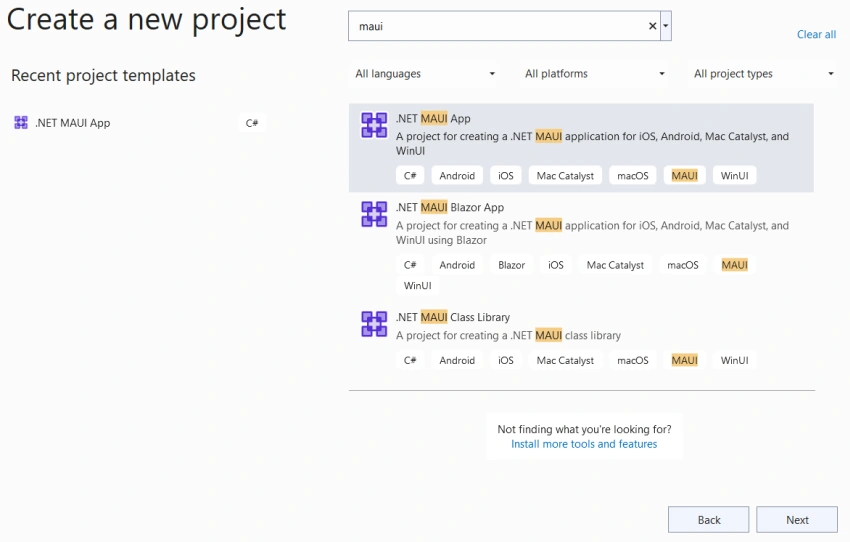 Creating Your First MAUI APP Project & Understanding its Folder Structure in VS2022