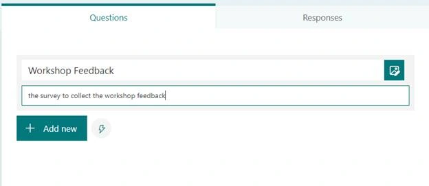 Creating MS Form With All Supported Data Types