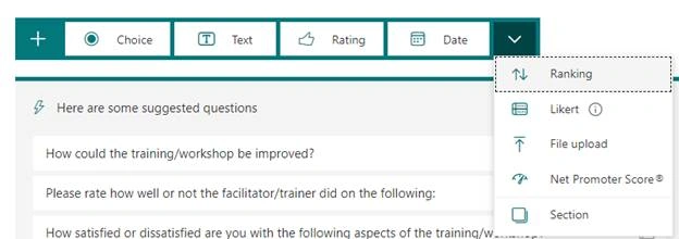 Creating MS Form With All Supported Data Types