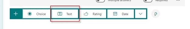 Creating MS Form With All Supported Data Types