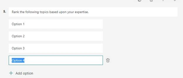 Creating MS Form With All Supported Data Types