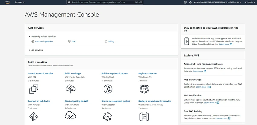 Creating Notebook Instance In Amazon SageMaker