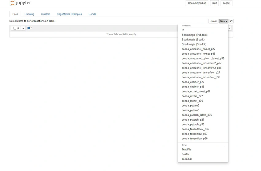 Creating Notebook Instance in Amazon SageMaker