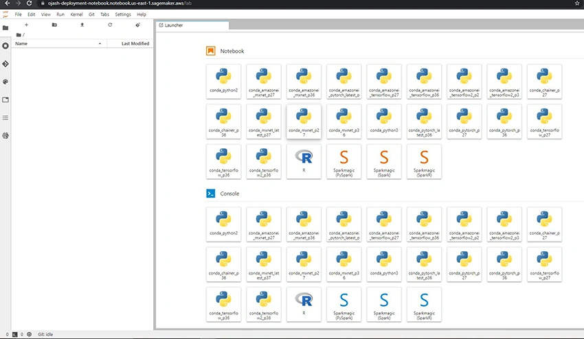 Creating Notebook Instance in Amazon SageMaker