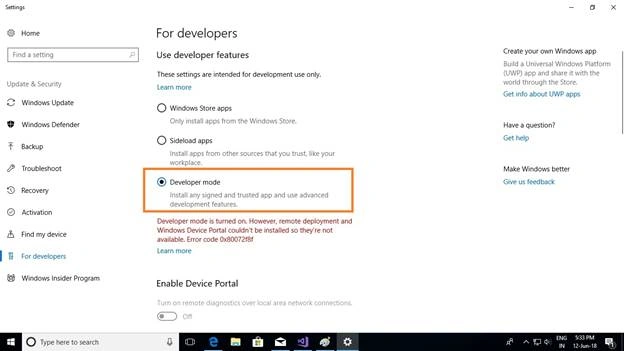 UWP