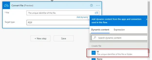 Creating PDF using Power Automate