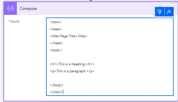 Creating PDF using Power Automate