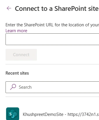 Connect to sharepoint