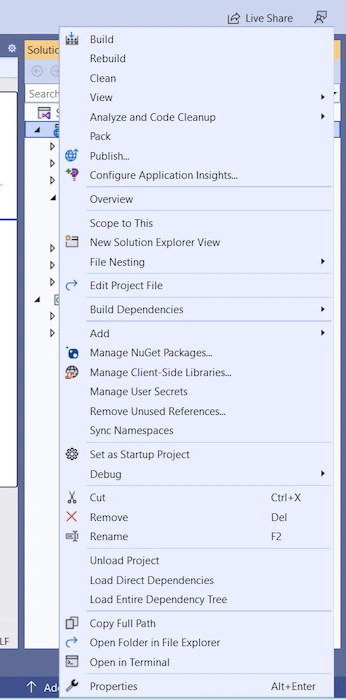 Create .NET core Library Project