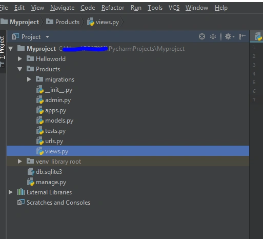 Creating Python WebApp Using Pycharm And Django Environment Setup And Navigation URL