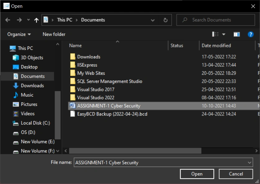 Browse button output image