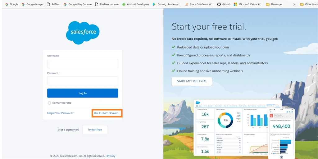 Creating Salesforce Developer Edition Account And Connect With Trailhead Org