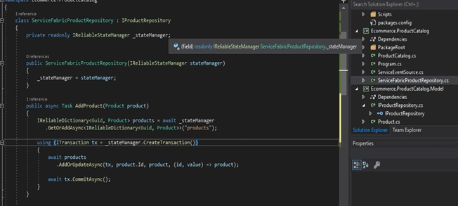 Creating Services With Azure Service Fabric