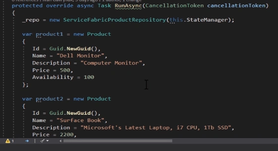 Creating Services With Azure Service Fabric