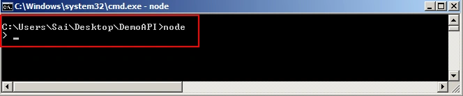 Simple API in Node js