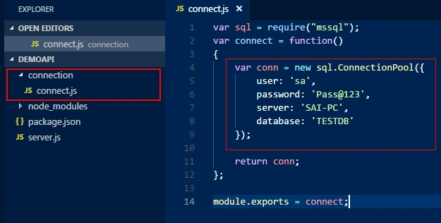Simple API in Node js