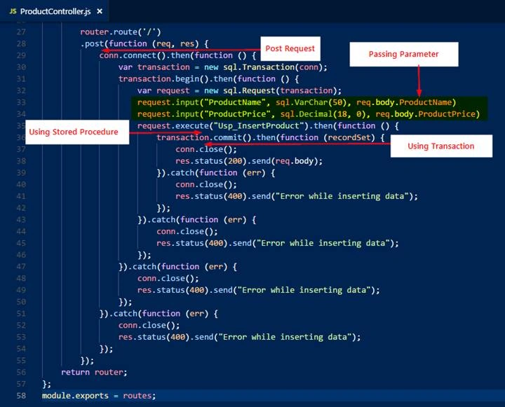 Simple API in Node js