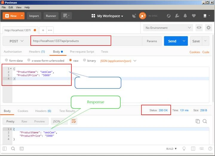 Simple API in Node js