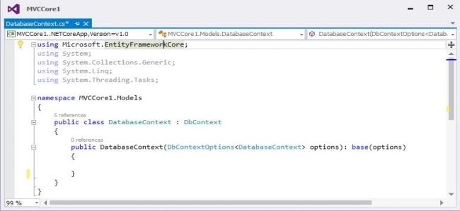 DbContextOptions 