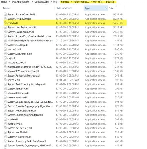Creating Trimmed Self-Contained Single Executable Using .NET Core 3.0