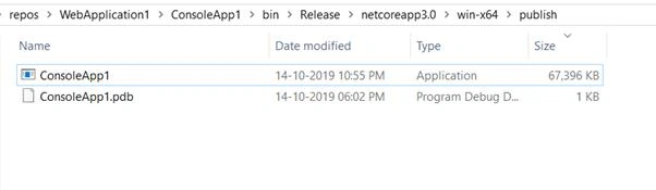 Creating Trimmed Self-Contained Single Executable Using .NET Core 3.0