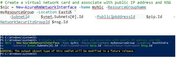 network card for the VM