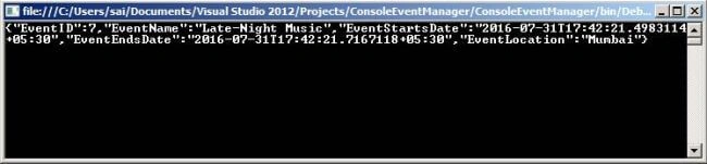 Adding Event Data