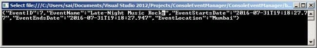 Deleted Event Data