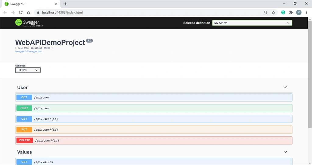 Creating WEB API project Visual Studio 2019 - ASP.NET Core And Swagger