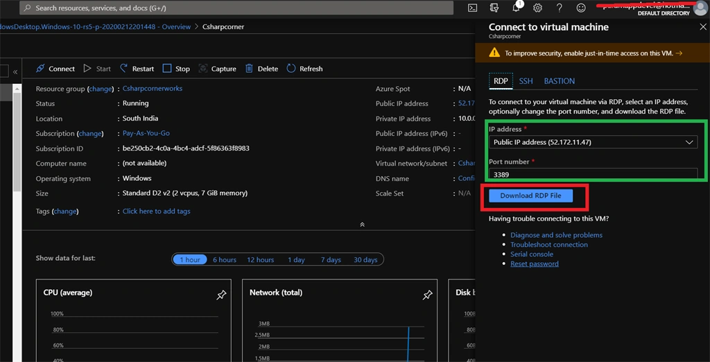 Creating Windows Virtual Machine In Azure Cloud