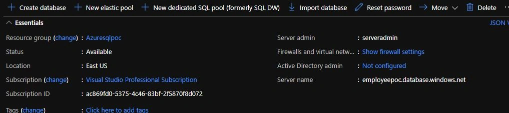 Creating Your First Azure SQL Database And Configure Firewall Settings