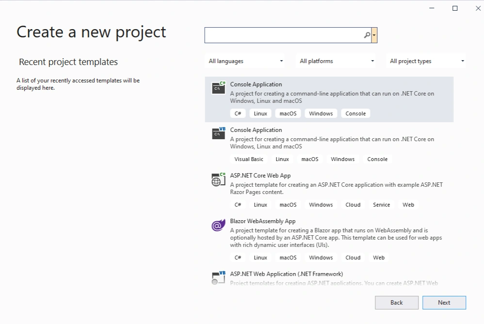 Creating your first Blazor Application