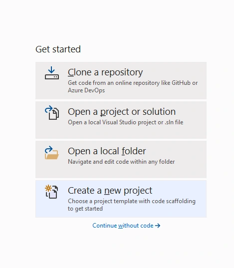 Creating your first Blazor Application