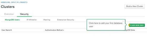 Creating Your First MongoDB Atlas Cluster