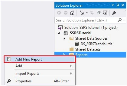  Add New Report